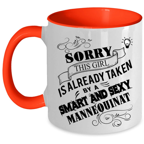 Cute Love Coffee Mug, This Girl Is Already Taken By A Mannequinat Accent Mug