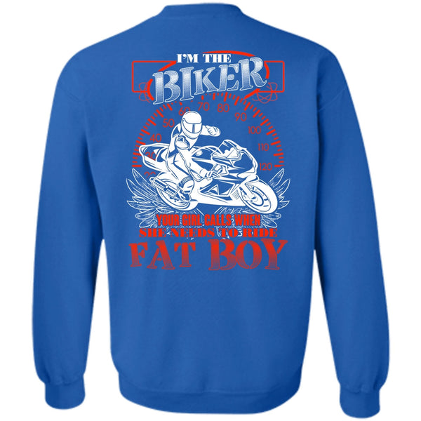 Ride Fat Boy T Shirt, I Love Biker Sweatshirt