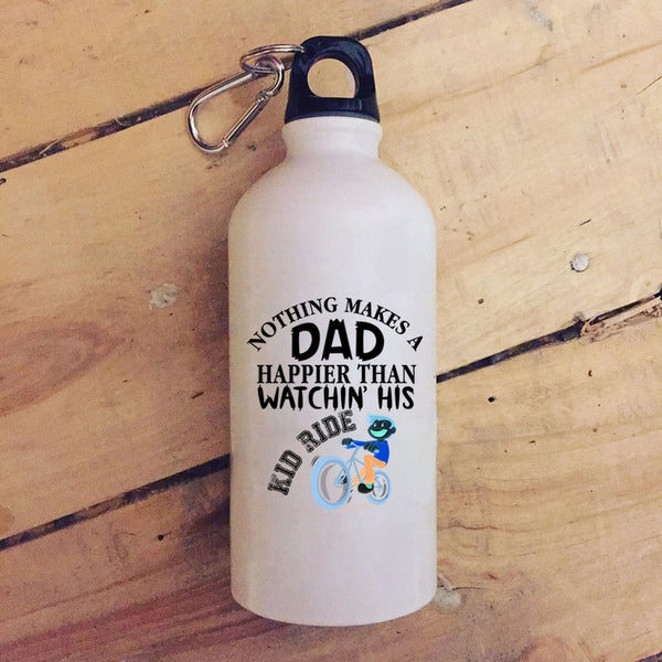 Nothing Makes A Dad Happier 20 oz Stainless Steel Bottle,Watching His Kid Ride Outdoor Sports Water Bottle