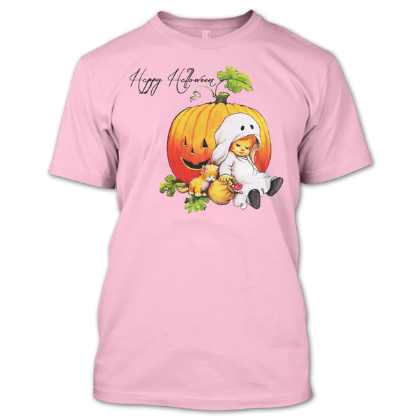 A black t-shirt with the shopify logo