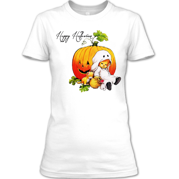 A black t-shirt with the shopify logo