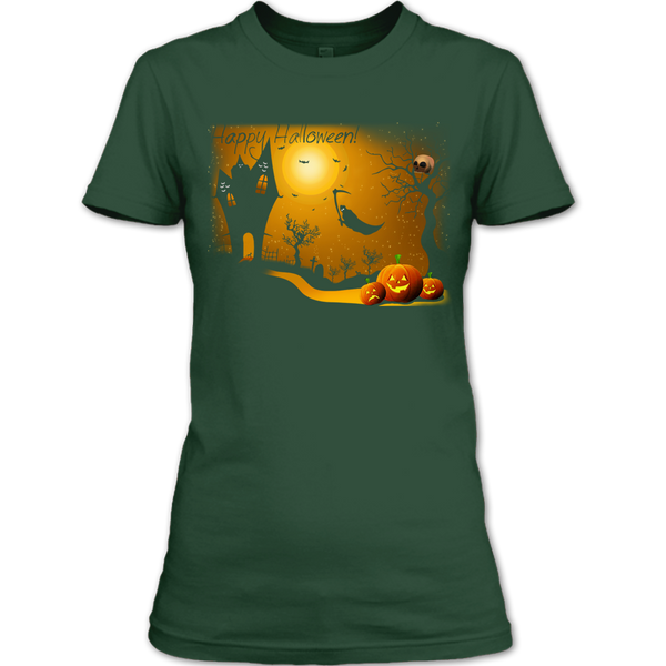 A black t-shirt with the shopify logo