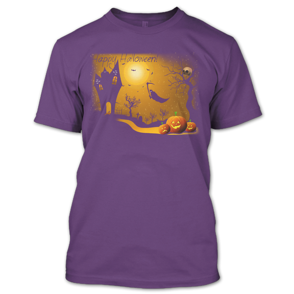 A black t-shirt with the shopify logo