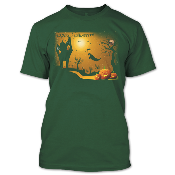 A black t-shirt with the shopify logo