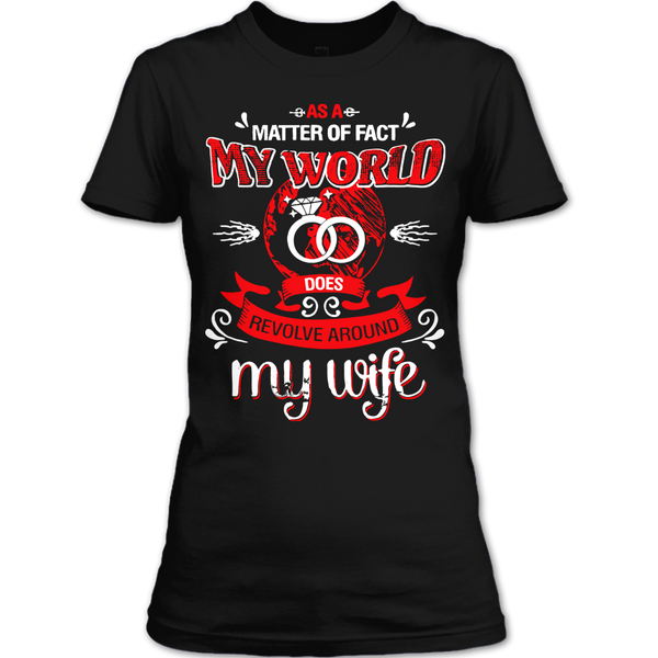 A black t-shirt with the shopify logo