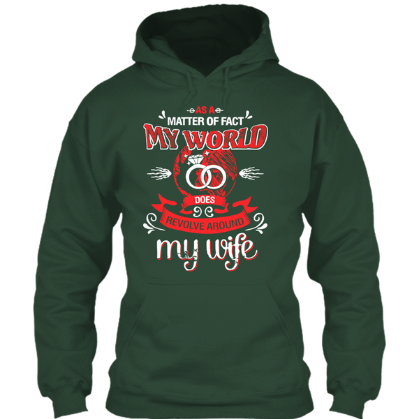 A black t-shirt with the shopify logo