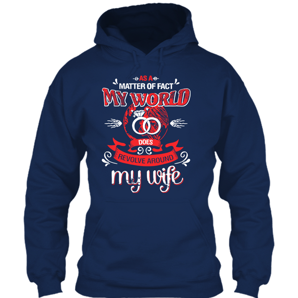 A black t-shirt with the shopify logo