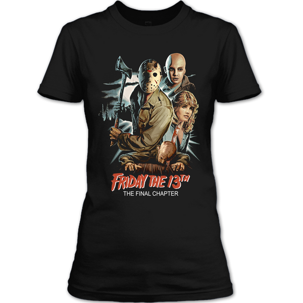 A black t-shirt with the shopify logo