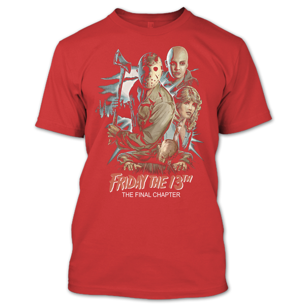 A black t-shirt with the shopify logo