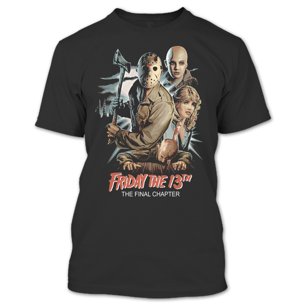 A black t-shirt with the shopify logo