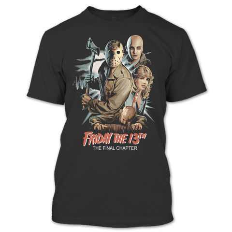 A black t-shirt with the shopify logo