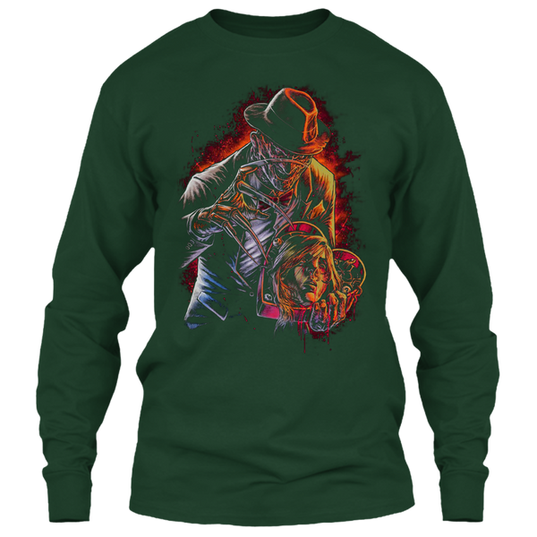 A black t-shirt with the shopify logo