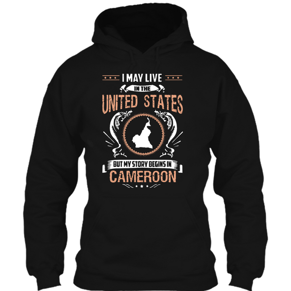 A black t-shirt with the shopify logo