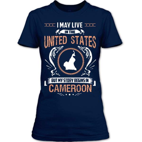 A black t-shirt with the shopify logo