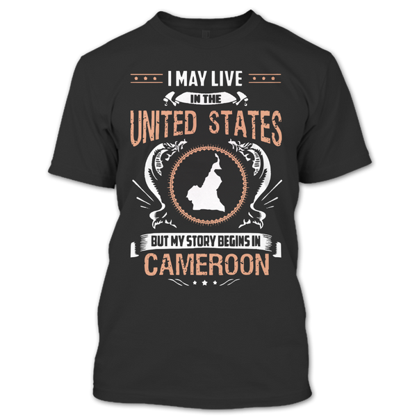 A black t-shirt with the shopify logo