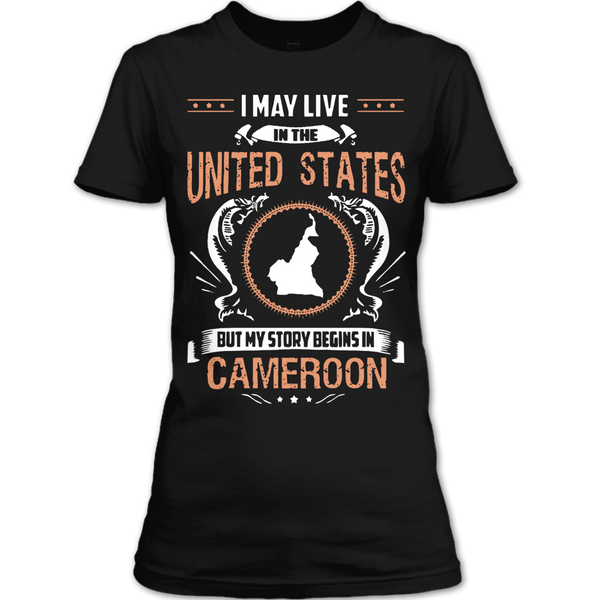 A black t-shirt with the shopify logo