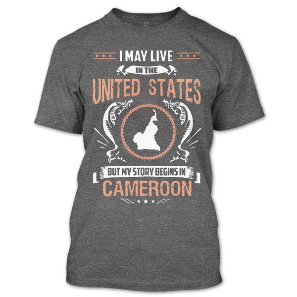 A black t-shirt with the shopify logo