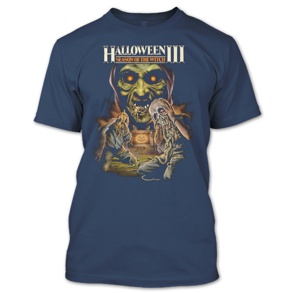 A black t-shirt with the shopify logo