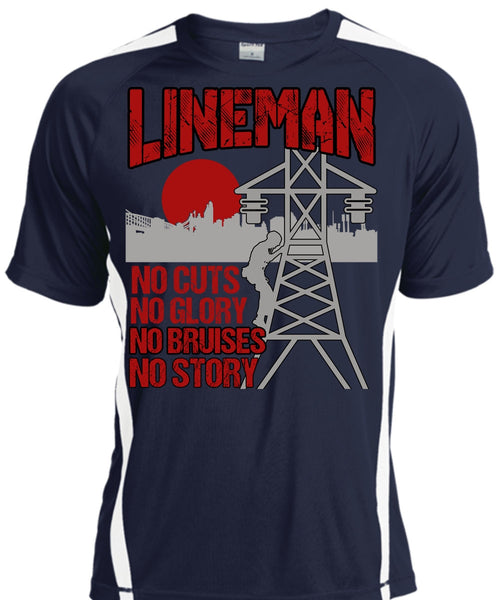 Lineman No Cuts T Shirt, No Story T Shirt, Cool Shirt
