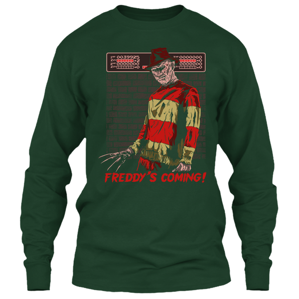 A black t-shirt with the shopify logo