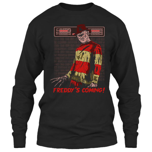 A black t-shirt with the shopify logo