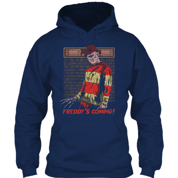 A black t-shirt with the shopify logo