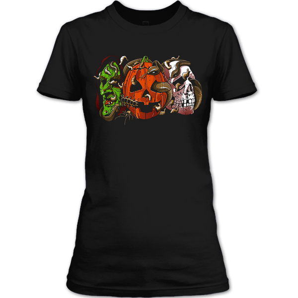 A black t-shirt with the shopify logo