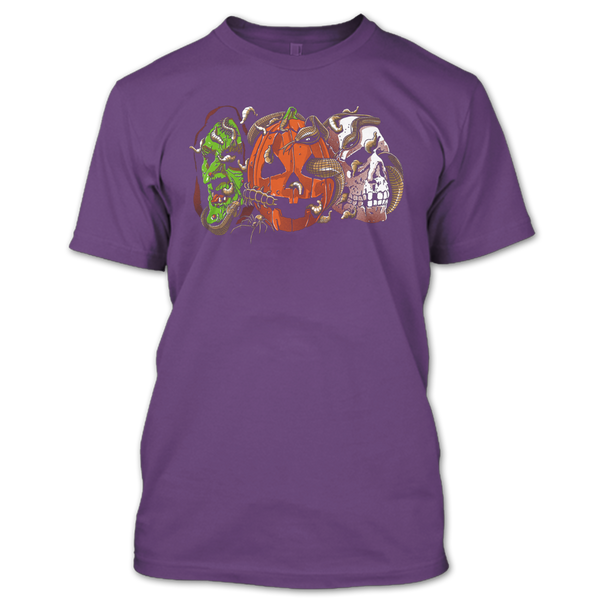 A black t-shirt with the shopify logo