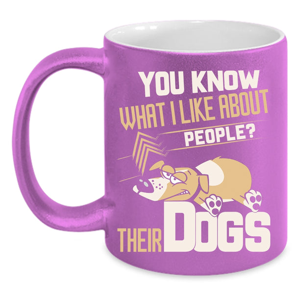 Their Dogs Coffee Mug, Funny Gift For Dog Lover Coffee Cup