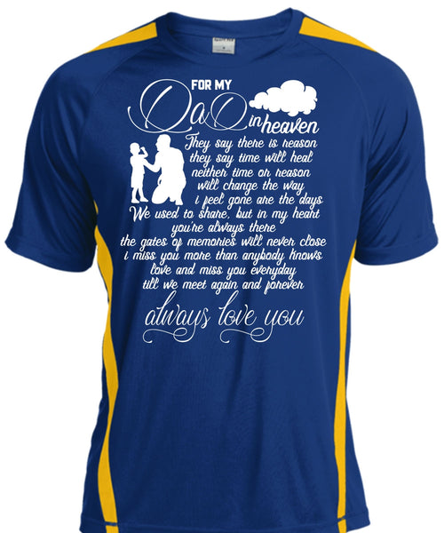 For My Dad In Heaven T Shirt, Love You T Shirt, Cool Shirt