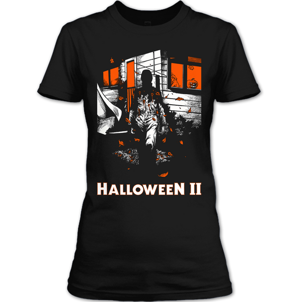 A black t-shirt with the shopify logo