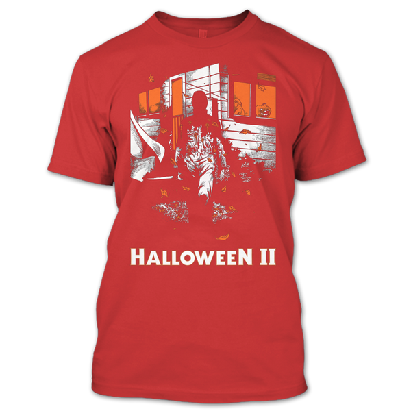 A black t-shirt with the shopify logo