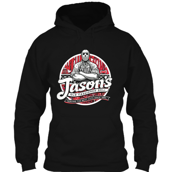 A black t-shirt with the shopify logo