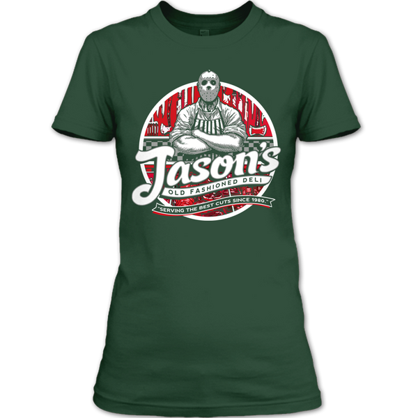 A black t-shirt with the shopify logo