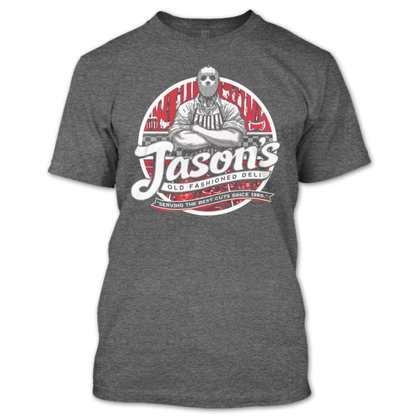 A black t-shirt with the shopify logo