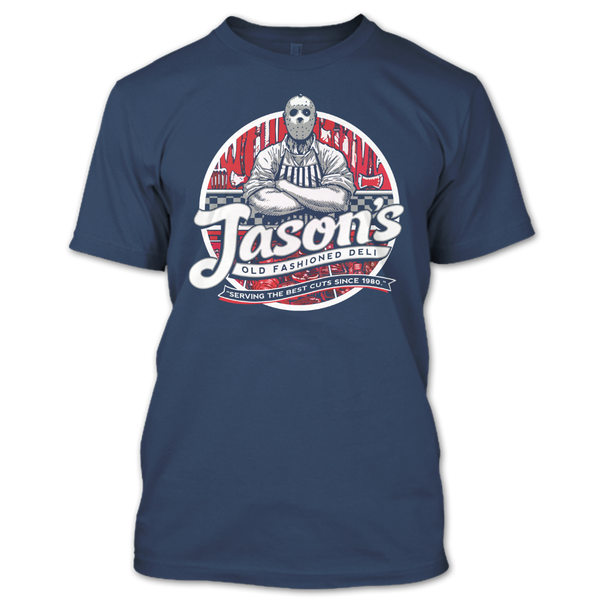 A black t-shirt with the shopify logo