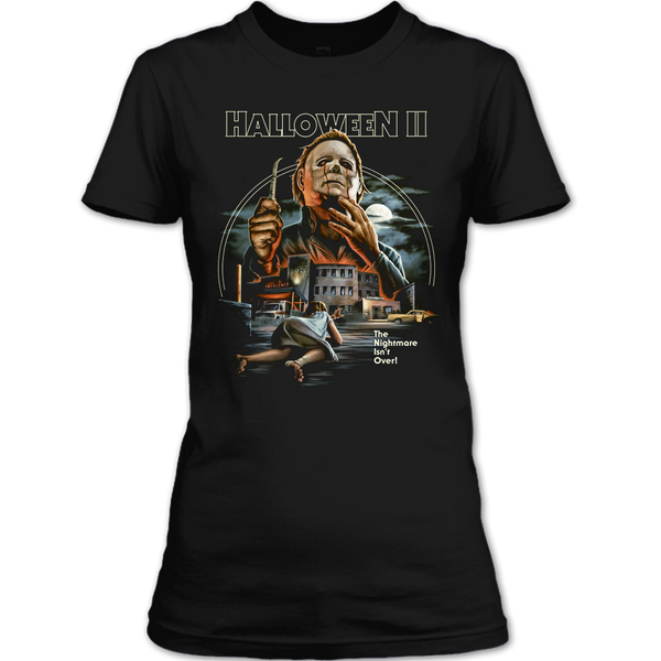 A black t-shirt with the shopify logo