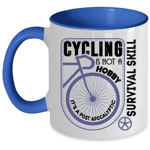 I Love Cycling Coffee Mug, Cycling Accent Mug
