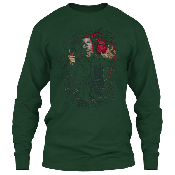 A black t-shirt with the shopify logo