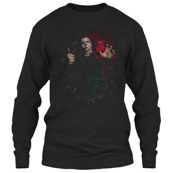 A black t-shirt with the shopify logo