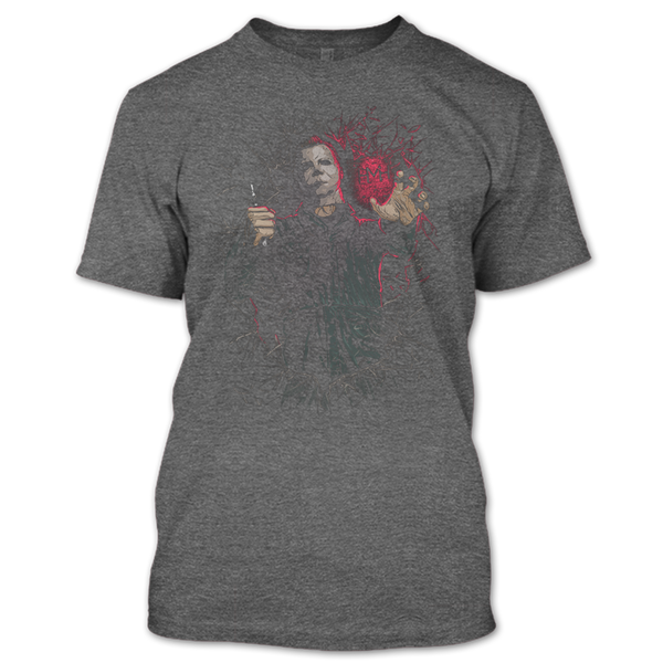 A black t-shirt with the shopify logo