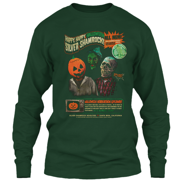 A black t-shirt with the shopify logo