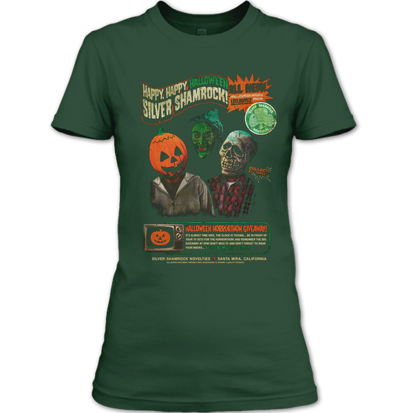 A black t-shirt with the shopify logo