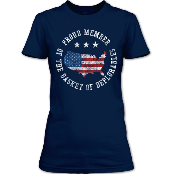 A black t-shirt with the shopify logo