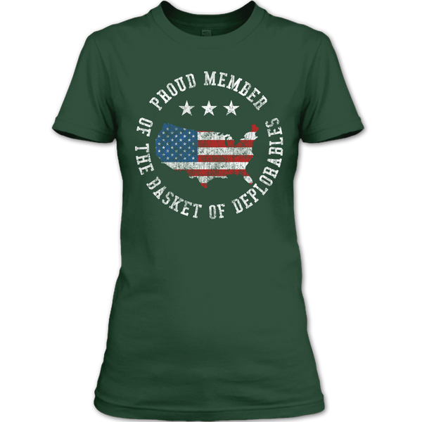 A black t-shirt with the shopify logo