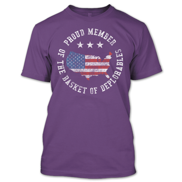 A black t-shirt with the shopify logo