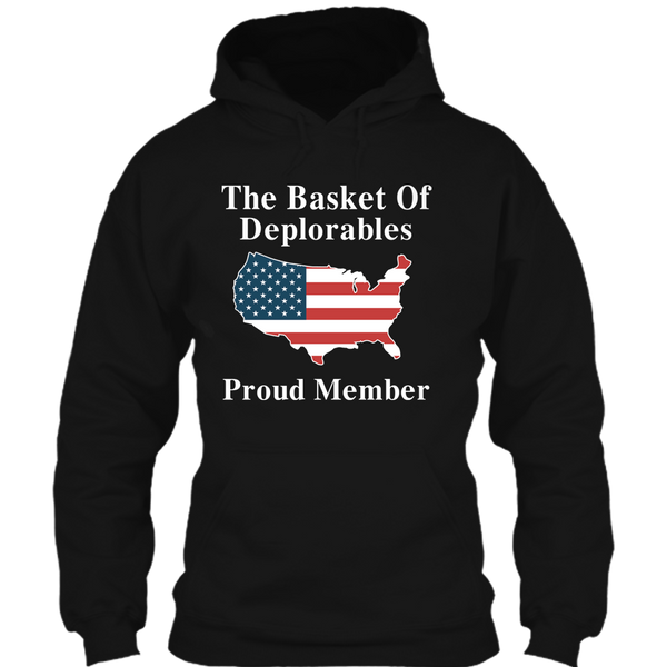 A black t-shirt with the shopify logo