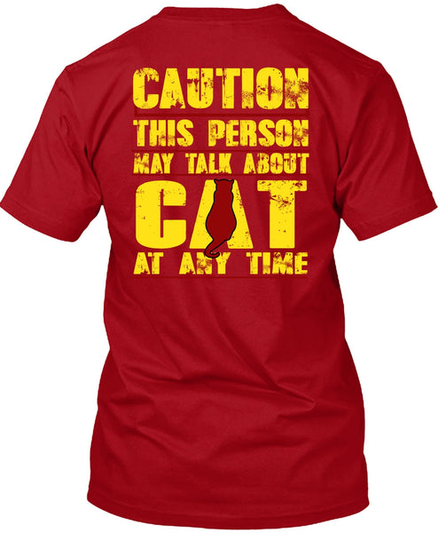 This Person May Talk About Cat T Shirt, My Favorite T Shirt