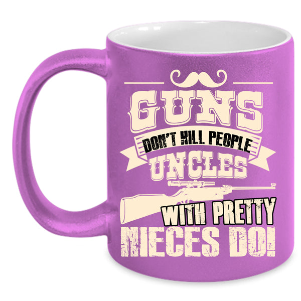 Uncles With Pretty Nieces Coffee Mug, Awesome Uncles Coffee Cup