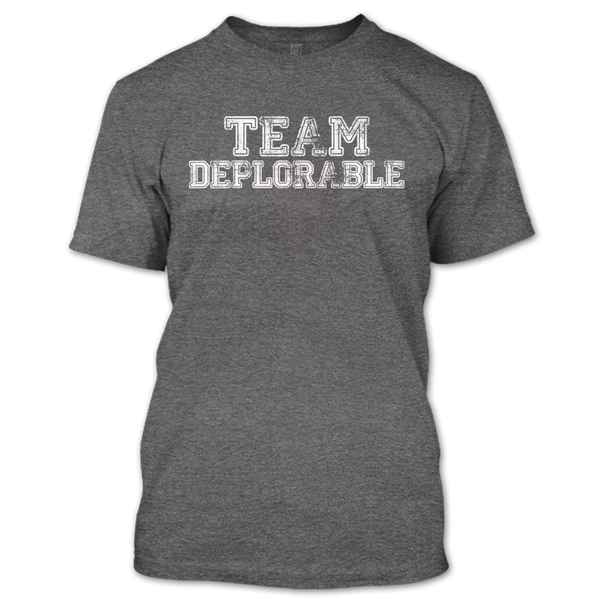 A black t-shirt with the shopify logo